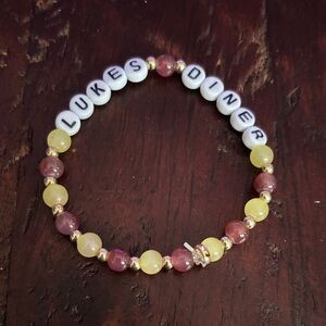 Tv show location fandom vibes handcrafted bracelet by me